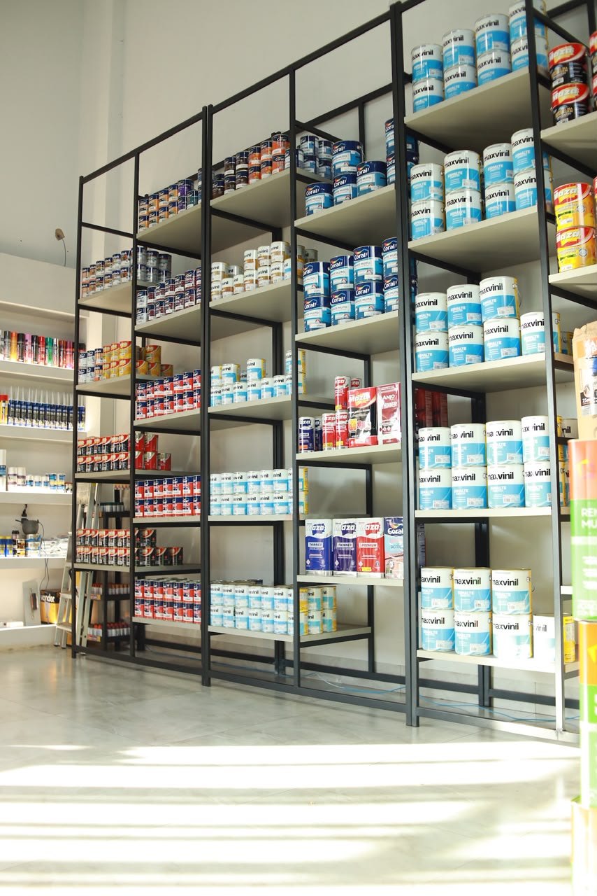 Estoque organizado por linha de produto